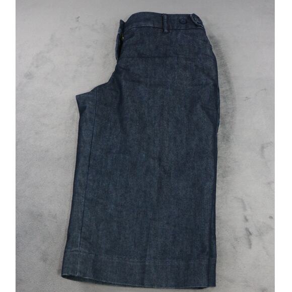 Express Design Studio “Editor” Denim Bermuda Shorts Dark Wash  Size 0 - Picture 12 of 13